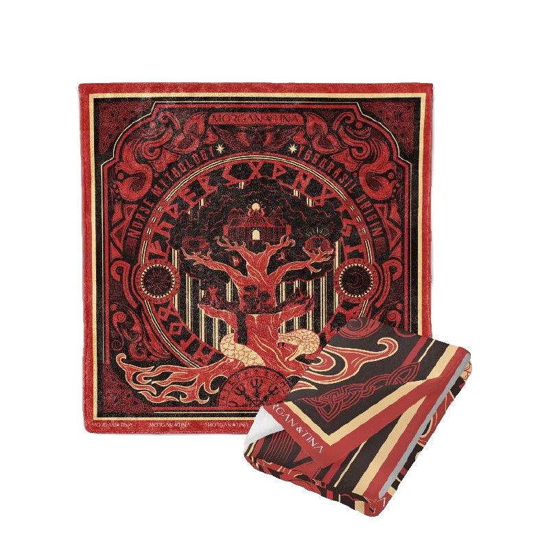 Artistic Bath Towel - The World Tree from Hel