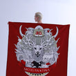 Load image into Gallery viewer, Artistic Bath Towel - The Four Stags of Yggdrasil
